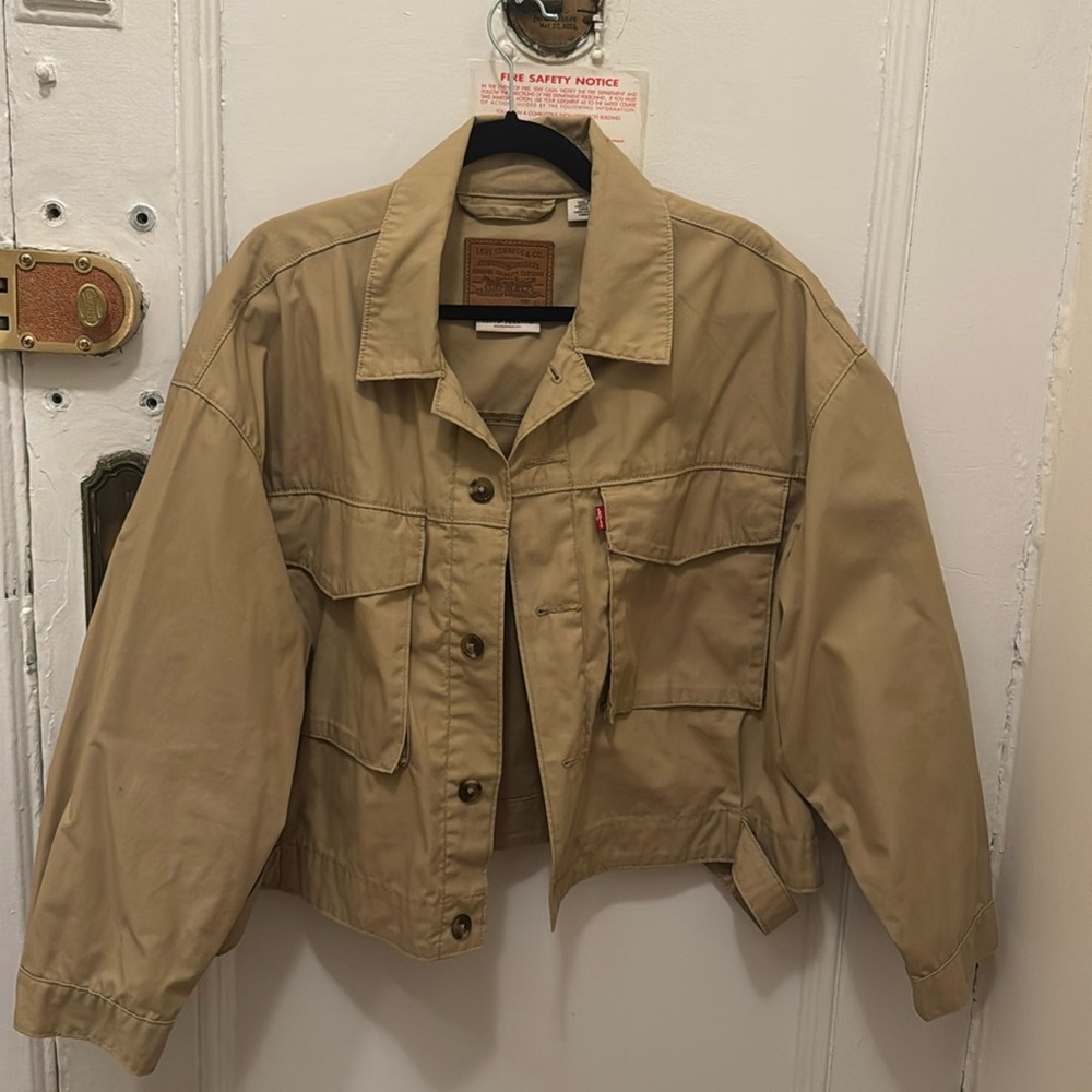Levi’s Premium Trench Crop Jacket